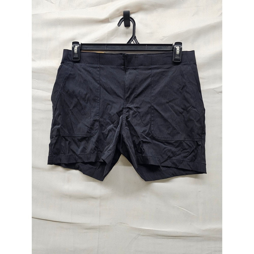 Eddie Bauer Womens Hiker Shorts Black Nylon Blend Athletic Size 8